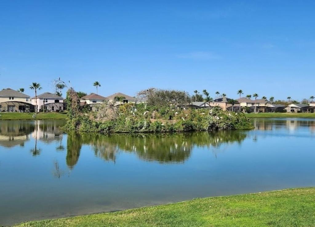 Relaxing, Private Family Home At Lake Berkley Resort, South Facing Pool, Near Disney, Seaworld Kissimmee Kültér fotó